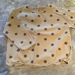 Kids brown dots designed shirts